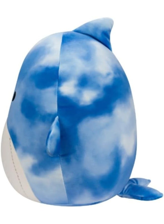 Squishmallows 14-Inch Big Smir Tie Dye Blue Whale Toy - Image 3