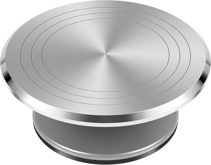 windforgecraft Sculpting Pottery Wheel 10inch Heavy Duty Pottery Banding Wheel Cast Metal Sculptor Turntable with Ball Bearings Non-Slip Model-Making Turntable for Ceramics Pottery Model-Making - Image 1