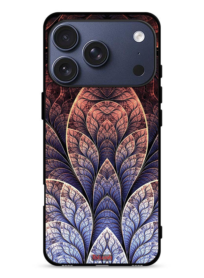 Tolwak Apple iPhone 17 Pro Protective Case Cover Floral Fractal Abstract - Image 1