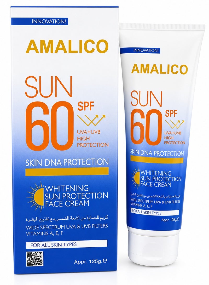 اماليكو كريم تفتيح الوجه للحماية من الشمس بعامل حماية من الشمس SPF60 200 جم - Image 1