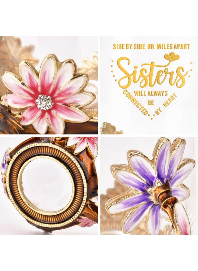 OEAGO Sisters Gifts from Sister for Women Elegant Tea Cup Unique Christmas Birthday Gifts for Sister, Little,Big,in Law - Image 3