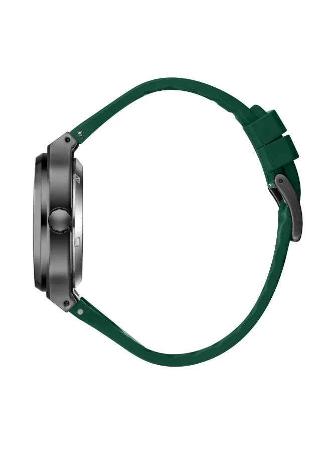 Slazenger Men's Automatic  Display Watch With Dark Green Silicone Strap - SL.9.2415.1.02