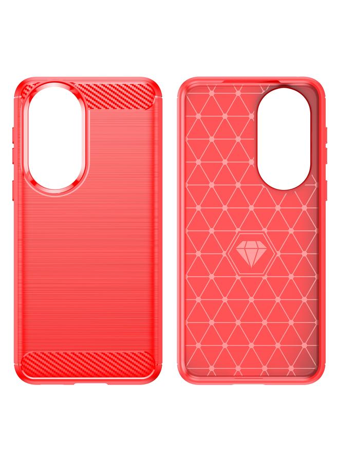 S-TOP Case For Huawei P50 Brushed Texture Carbon Fiber TPU Case - Image 2