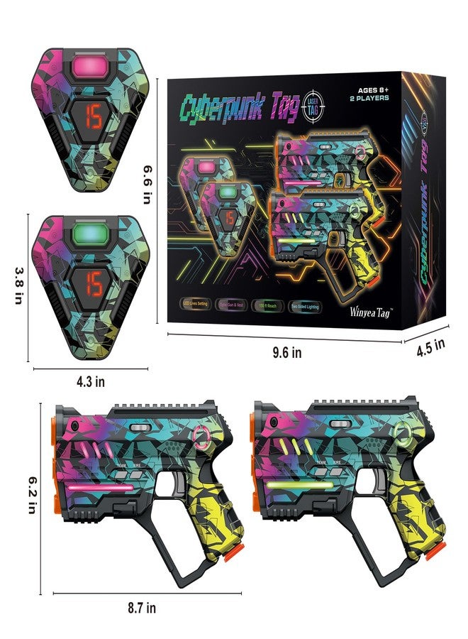 Winyea Tag Laser Tag Set of 2, Lazer Tag Game for Kids Indoor & Outdoor Play, Gift Ideas for Kids Teens and Adults, Cool Toys for Teenage Ages 8 9 10 11 12+Year Old Boy & Girls - Image 2