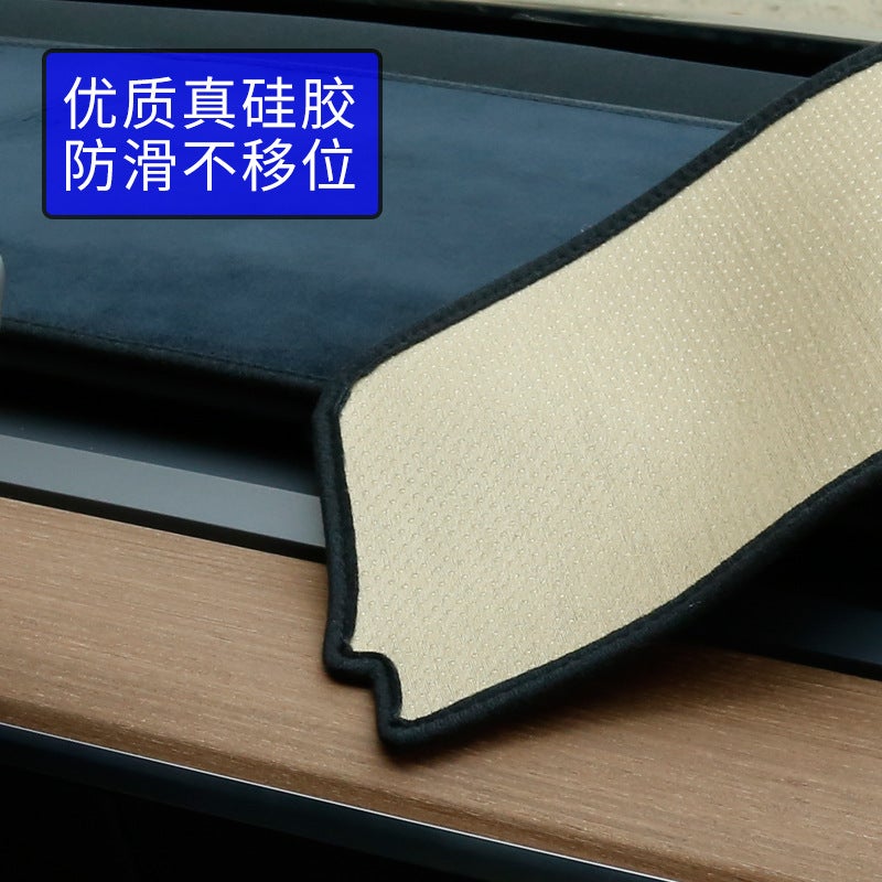 Special For Tesla Model 3/Y Instrument Panel Shading Mat Sunscreen Shading Flannel Suede - Image 5