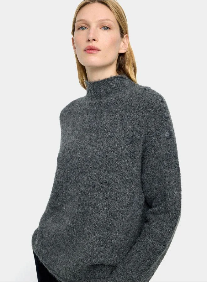 بارفوا سترة محبوكة بتفاصيل أزرار