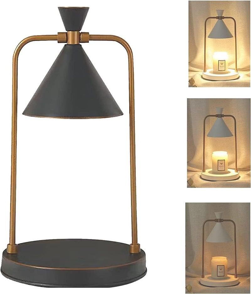 AURA DECOR AuraDecor Candle Warmer Dimmmable Light Electric Candle Wax Warmer Lamp with 2 Bulbs, Candle Melting Lamp with Premium Scented Jar - Image 4