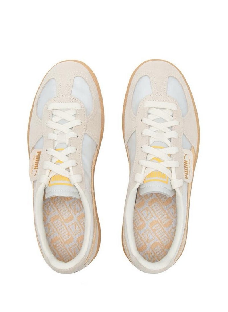 PUMA Palermo OG Causal Low Top Shoes Beige/Yellow For Women/Men/Students - Image 4