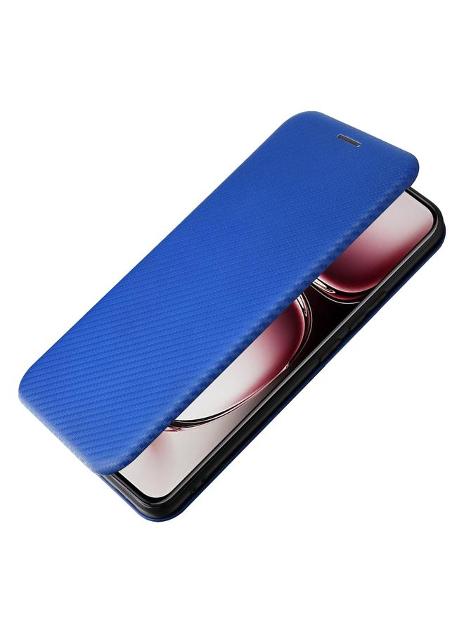 S-TOP Case For OPPO Reno12 Pro 5G Global Carbon Fiber Texture Flip Leather Phone Case - Image 5