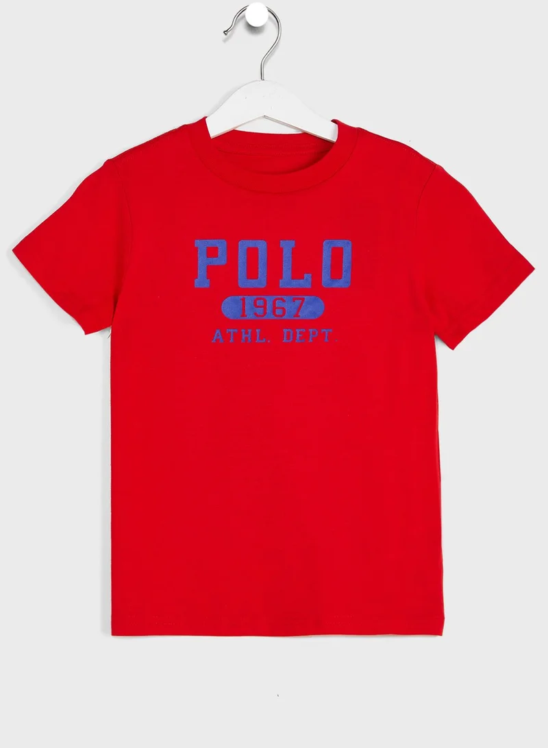 POLO RALPH LAUREN Kids Slogan T-Shirt
