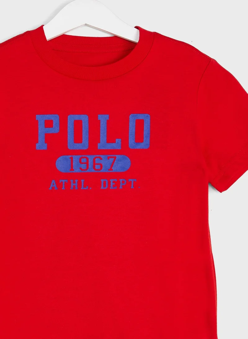 POLO RALPH LAUREN Kids Slogan T-Shirt