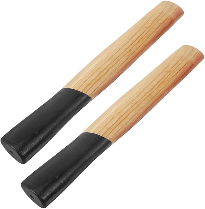 Wooden Hammer Handle Replacement 2 Pack Easy Installation Fits Standard Mallets Tools - Image 1