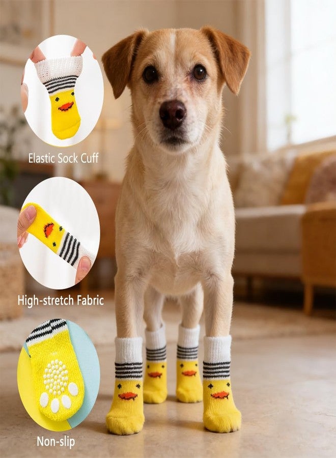 Liyujuping Cute Socks for Dogs, Dog Socks to Prevent Licking Paws, Dog Shoes for Winter, Non Slip Socks for Dogs, Small Medium Large (Small) - Image 4