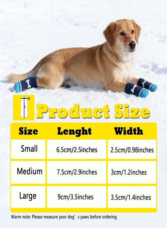 Liyujuping Cute Socks for Dogs, Dog Socks to Prevent Licking Paws, Dog Shoes for Winter, Non Slip Socks for Dogs, Small Medium Large (Small) - Image 3