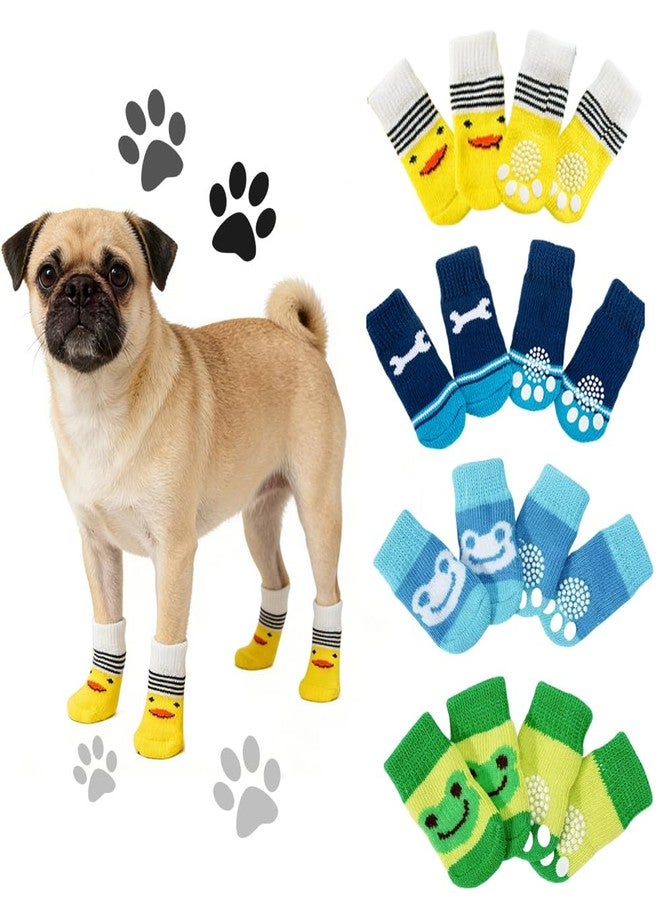 Liyujuping Cute Socks for Dogs, Dog Socks to Prevent Licking Paws, Dog Shoes for Winter, Non Slip Socks for Dogs, Small Medium Large (Small) - Image 1