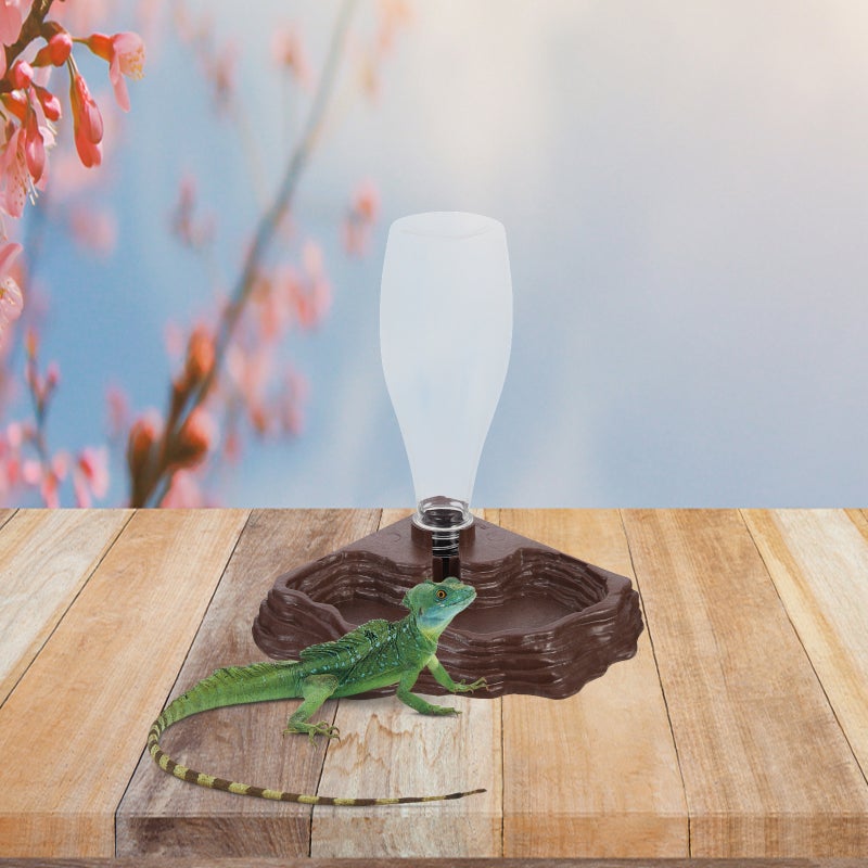 Household Reptile Water Dispenser Convenient Tortoise Waterer Reusable Reptile Waterer - Image 3