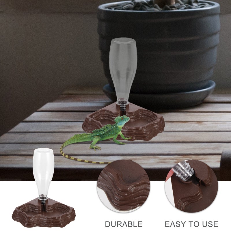 Household Reptile Water Dispenser Convenient Tortoise Waterer Reusable Reptile Waterer - Image 5