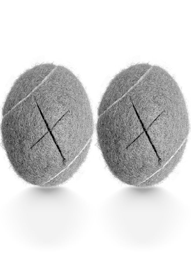 HiBallBall 2 Pack Precut Tennis Balls for Walkers, Heavy Duty Glide Balls for Walkers & Furniture Legs - Universal Floor Protectors, Long Lasting & Easy Installation (Gray) - Image 1