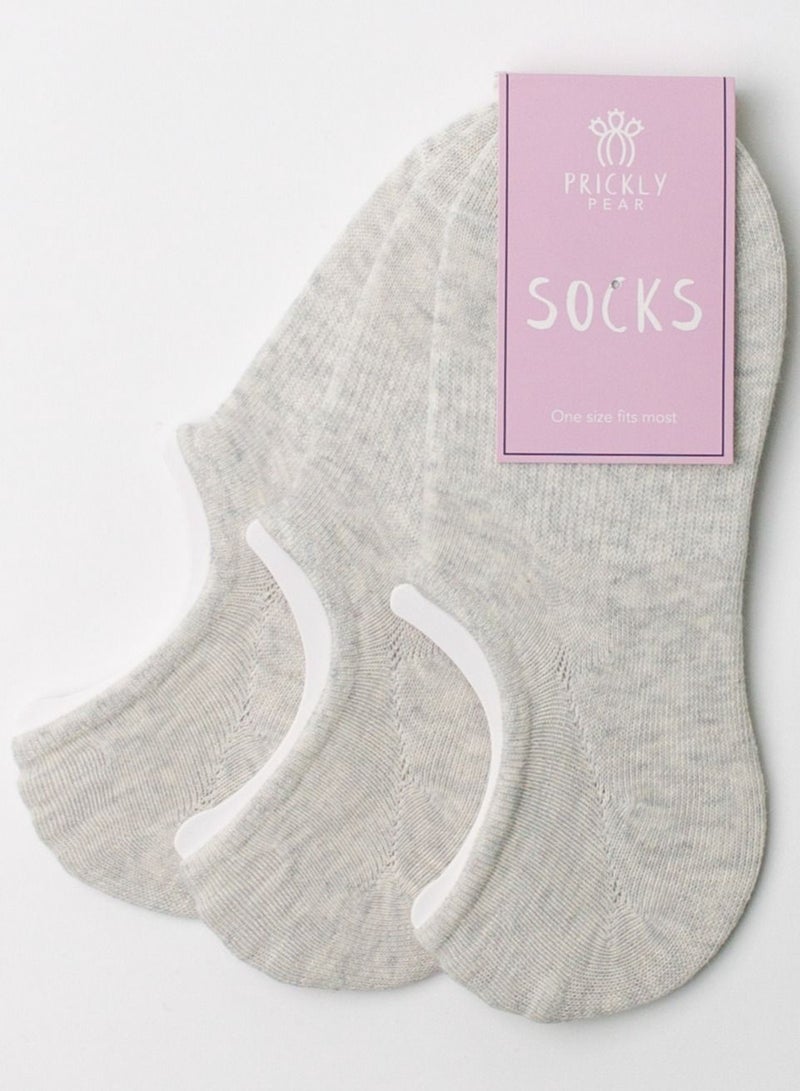 Prickly Pear Pack Of 3 Non Slip Ankle Socks - Image 1
