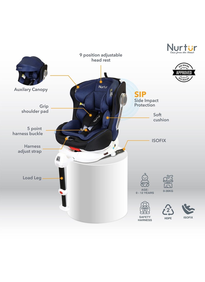 Liberty Baby Kids 4 In 1 Car Seat 360 Degree Rotation Leg Support Isofix  10 Level Adjustable Headrest With Canopy - pzsku/Z9474425061FF83AB8837Z/45/_/1696909415/e80236fe-b637-4ce5-9f1e-c47d01347dd9