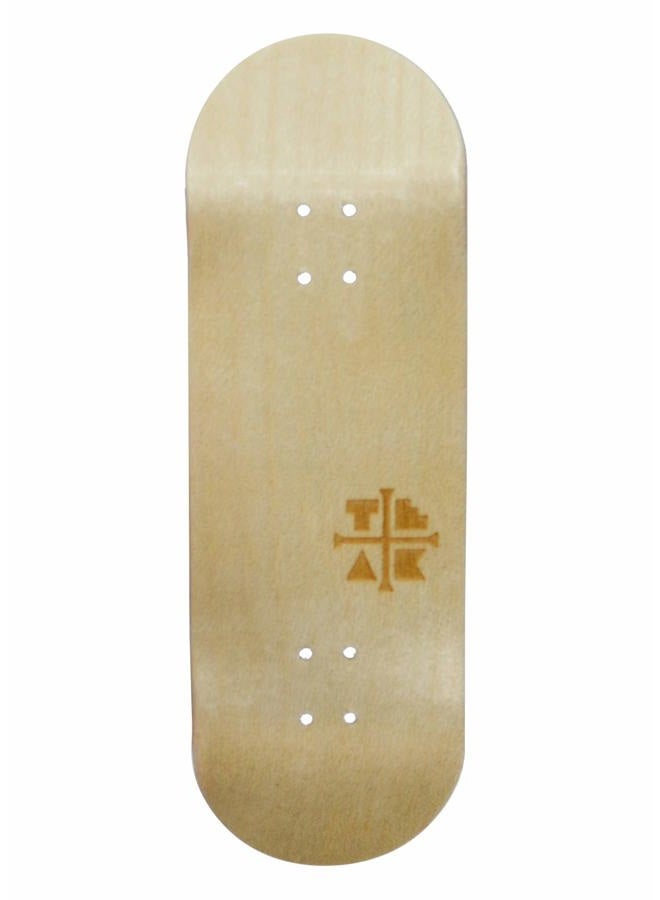 Teak Tuning Prolific Wooden Fingerboard Deck, The Classic - 34mm x 97mm - Handmade, Pro Shape & Size - Five Plies Wood Veneer - Includes Prolific Foam Tape - Image 2