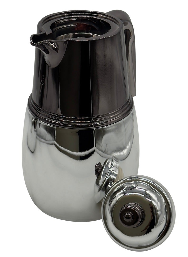 AL-GANNAS 2 Peice Thermos Set for Tea & Coffee | 1L & 0.7L | High-Quality with 2-Year Heat Retention Warranty | Elegant New Design - Image 4