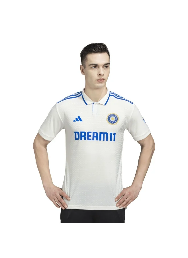 اديداس Adidas Indcri Tstjsym White Cricket Jerseys For Men Xs