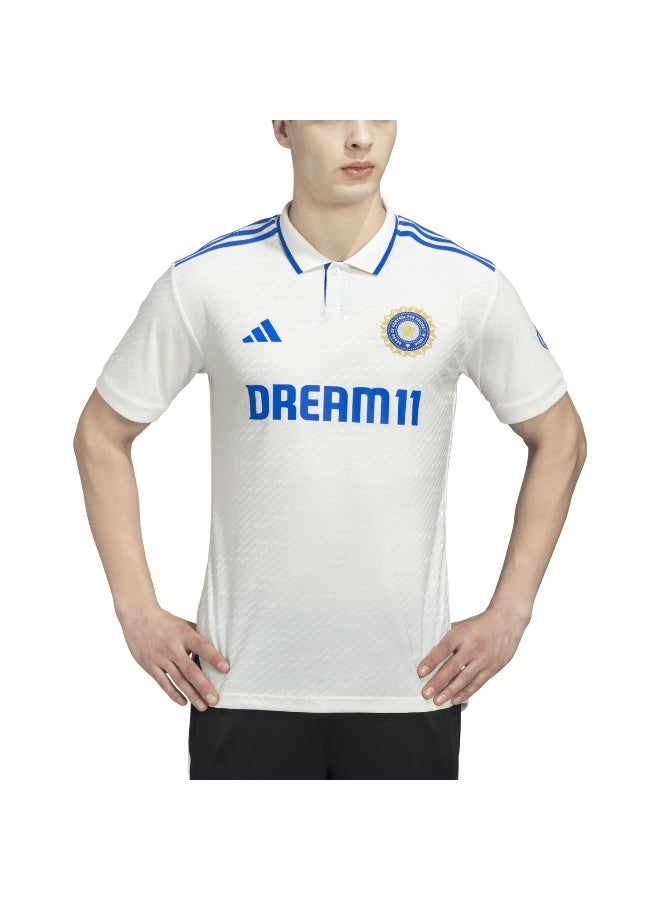 Adidas Adidas Indcri Tstjsym White Cricket Jerseys For Men Xs  - Image 1