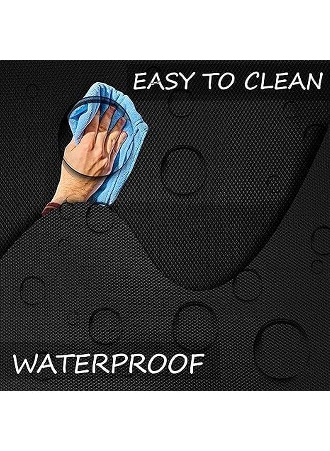 ElastPro حصيرة/ورقة مضادة للانزلاق من إي في إيه (60 سم × 5 م) سوداء قابلة للغسل لثلاجة، بطانة رف، طاولة، درج مطبخ (نقش ماسي، أسود) - Image 5