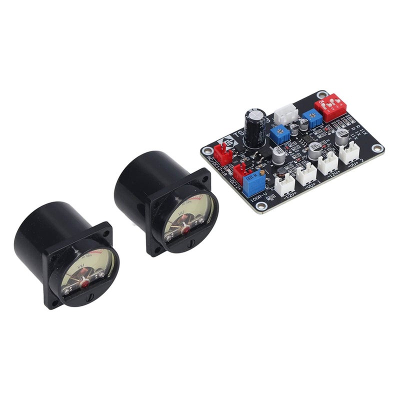 VU Meter Module with Driver Board White ABS Backlight 2 8 3 8V Clear Readings - Image 2