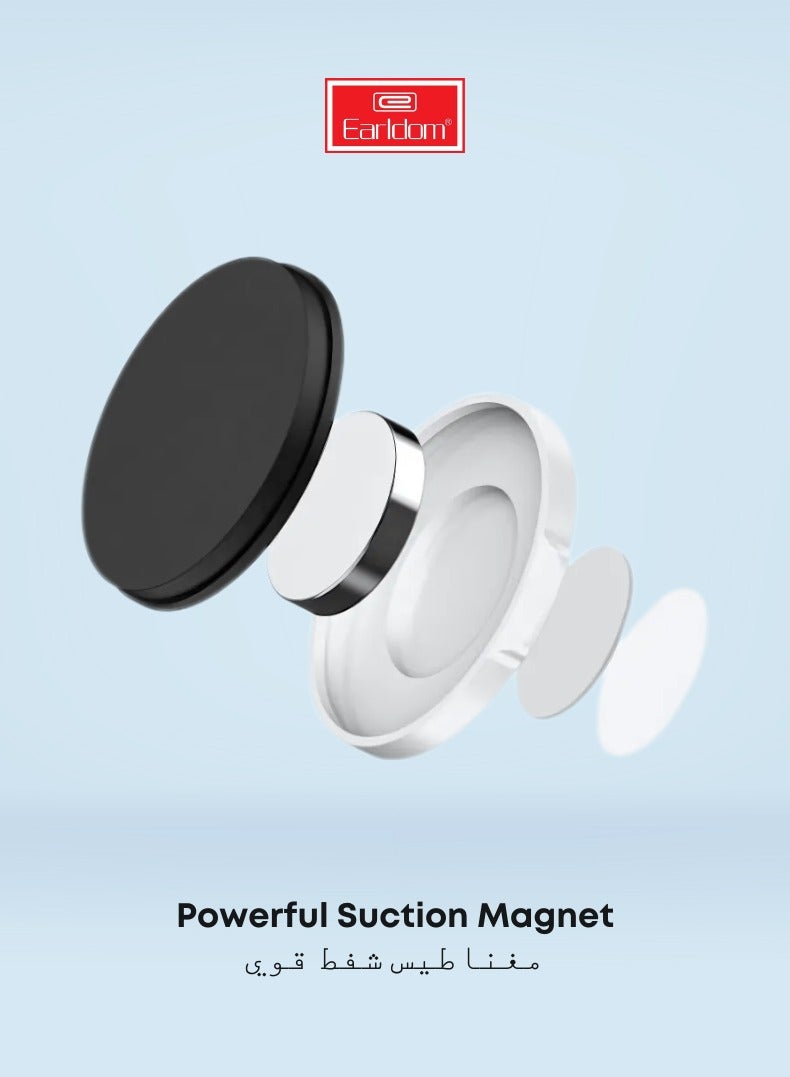 Earldom Car Phone Holder | Magnetic Suction Bracket | 360° Rotation | Safe &Firm | Powerful Attachment - Image 2