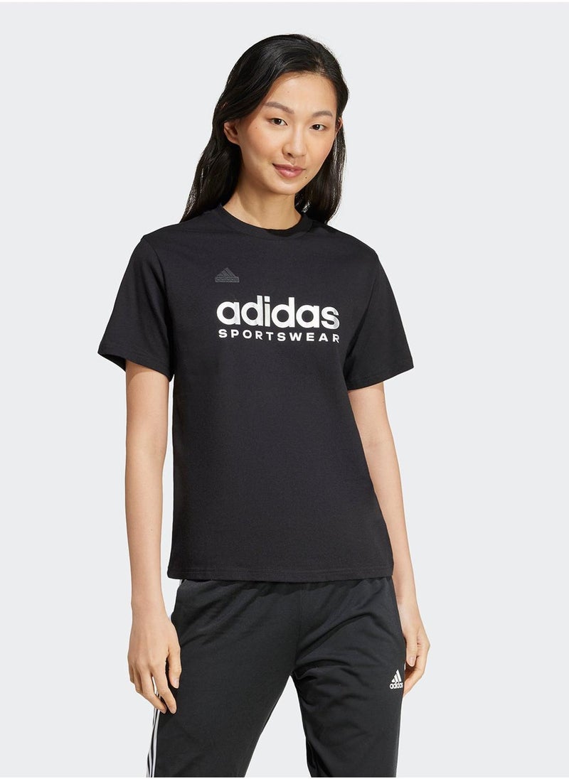 Adidas Tiro Metallic Graphic T-Shirt  - Image 1