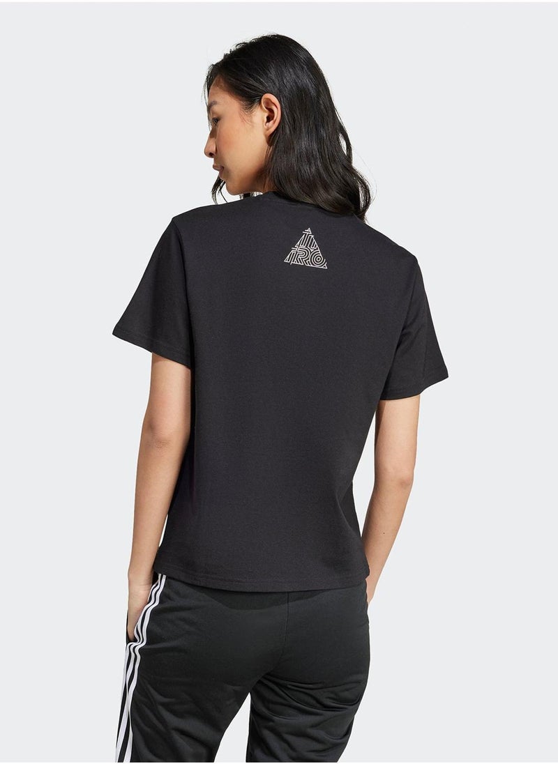 Adidas Tiro Metallic Graphic T-Shirt  - Image 2