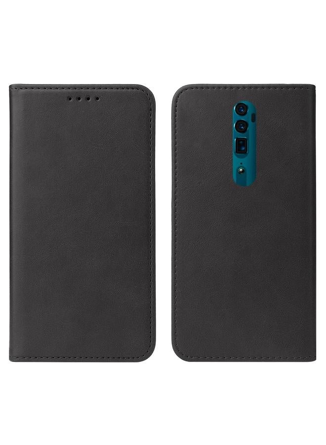 اس-توب جراب هاتف OPPO Reno 10x Zoom مصنوع من الجلد بإغلاق مغناطيسي - Image 2