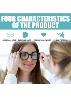 JUE-FISH Eyeglass Lens Cleaning And Maintenance Spray 100ml, Ideal For Eyeglasses, Mobile Phones And Electronic Screens, Optical Surfaces, Even On Coated Surfaces, Safe Professional Grade Formula  - Image 4