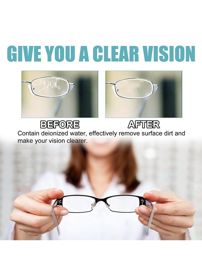 JUE-FISH - Eyeglass Lens Cleaning And Maintenance Spray 100ml, Ideal For Eyeglasses, Mobile Phones And Electronic Screens, Optical Surfaces, Even On Coated Surfaces, Safe Professional Grade Formula - Image 1