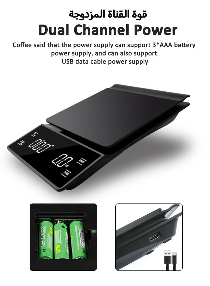 آن فش طقم قهوة V60 مكون من 6 قطع ملحقات القهوة مطحنة يدوية وعاء زجاجي مع مرشح المنقط غلاية معقوفة مجموعة V60 المتخصصة - Image 2