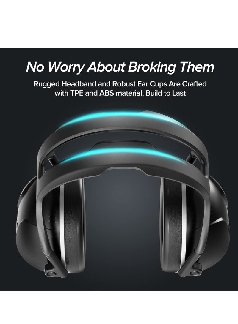 Excefore Ear for Noise Reduction, SNR 31dB High Adult Noise Cancelling Headphones, Adjustable Hearing Protection Ear for Football Game, Air Shows  - Image 2