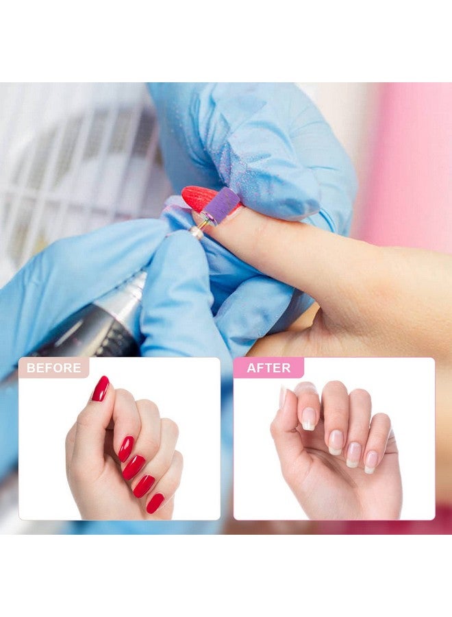 Rolybag Sanding Bands for Nail Drill Sanding Bands#80#150#240 Grits 210Pcs Color Coarse Fine Nail Sanding Bands 2Pcs Nail Drill Bits 3/32" Mandrel Bits Portable Storage Box Set - Image 4