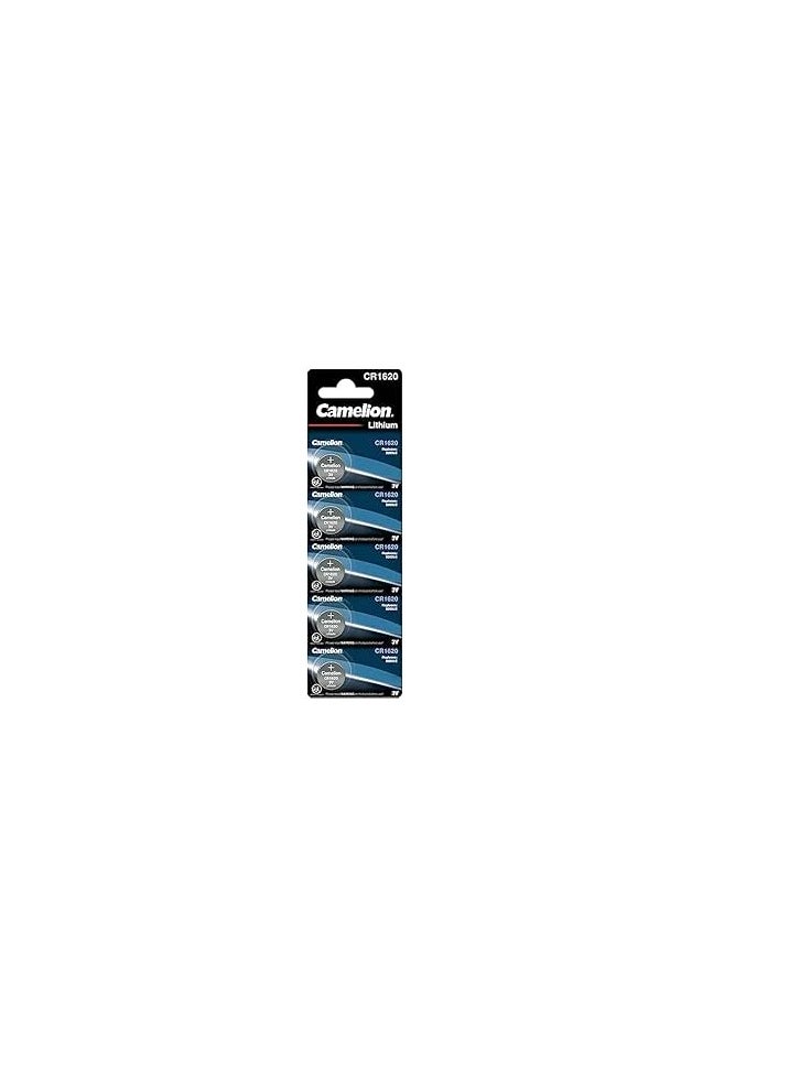 Camelion 3V Lithium Button Cell Battery (Pack of 5) (CR1620)