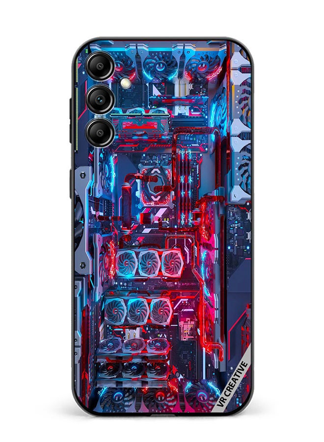 VR CREATIVE Protective Case Cover For Samsung Galaxy A14 5G/A14 Cpu Board Design Multicolour - Image 1