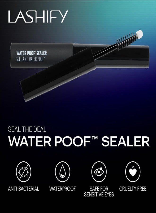 Lashify Water Poof Sealer to Remove Stickiness, Repel Water & Improve Longevity for DIY Lash Extensions, Black - Image 2