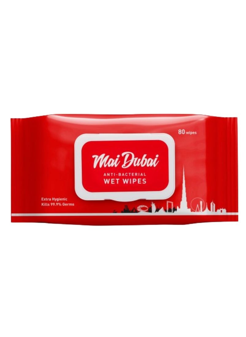 Mai Dubai Anti-Bacterial Wet Wipes 