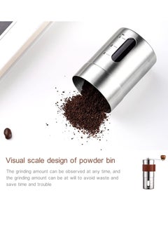Excefore Manual Coffee Grinder, Bean Grinder, Portable Mini Coffee Grinder with Adjustable Settings, Suitable Use for Home, Office and Travel or Camping  - Image 3