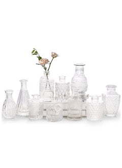 Arabest Simple Vases Set, Ornaments, Glass for Arranging Flowers in the Living Room, And Advanced Flower Sensors for Raising Flowers with Transparent Water  - Image 2
