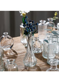Arabest Simple Vases Set, Ornaments, Glass for Arranging Flowers in the Living Room, And Advanced Flower Sensors for Raising Flowers with Transparent Water  - Image 4