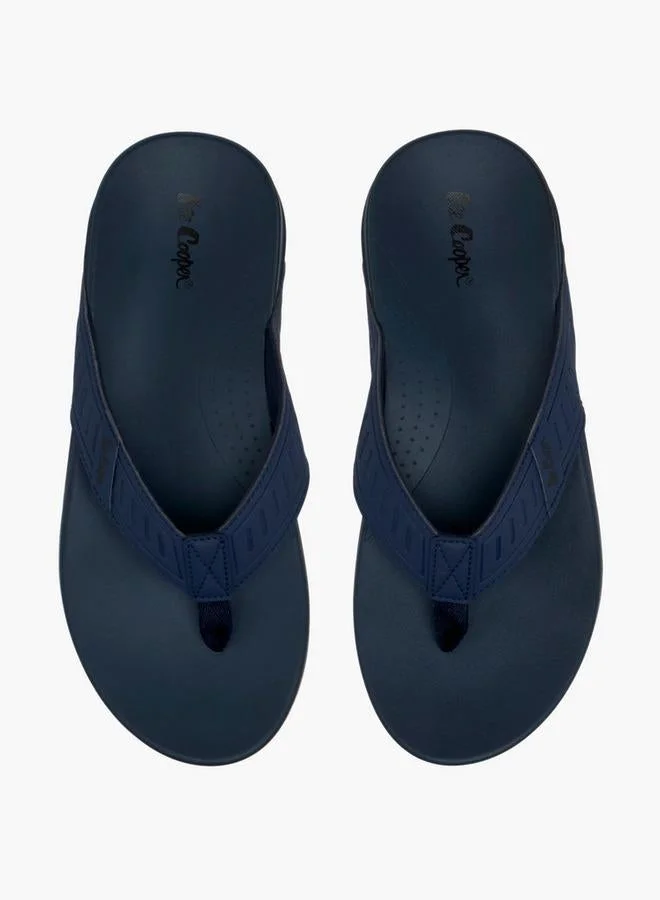 لي كوبر Men Logo Detail Flip Flops