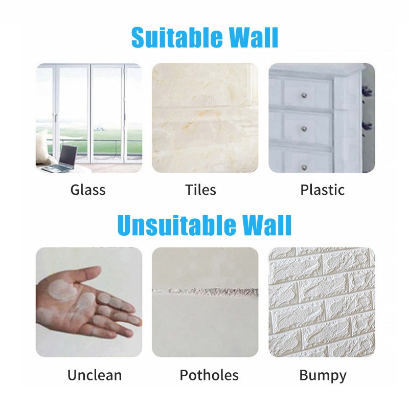 6 Inch Magnetic Picture Frame Self Adhesive DIY Collage Photo Frame for Refrigerator Glass Window Door Cubicle Tile Wall - Image 4