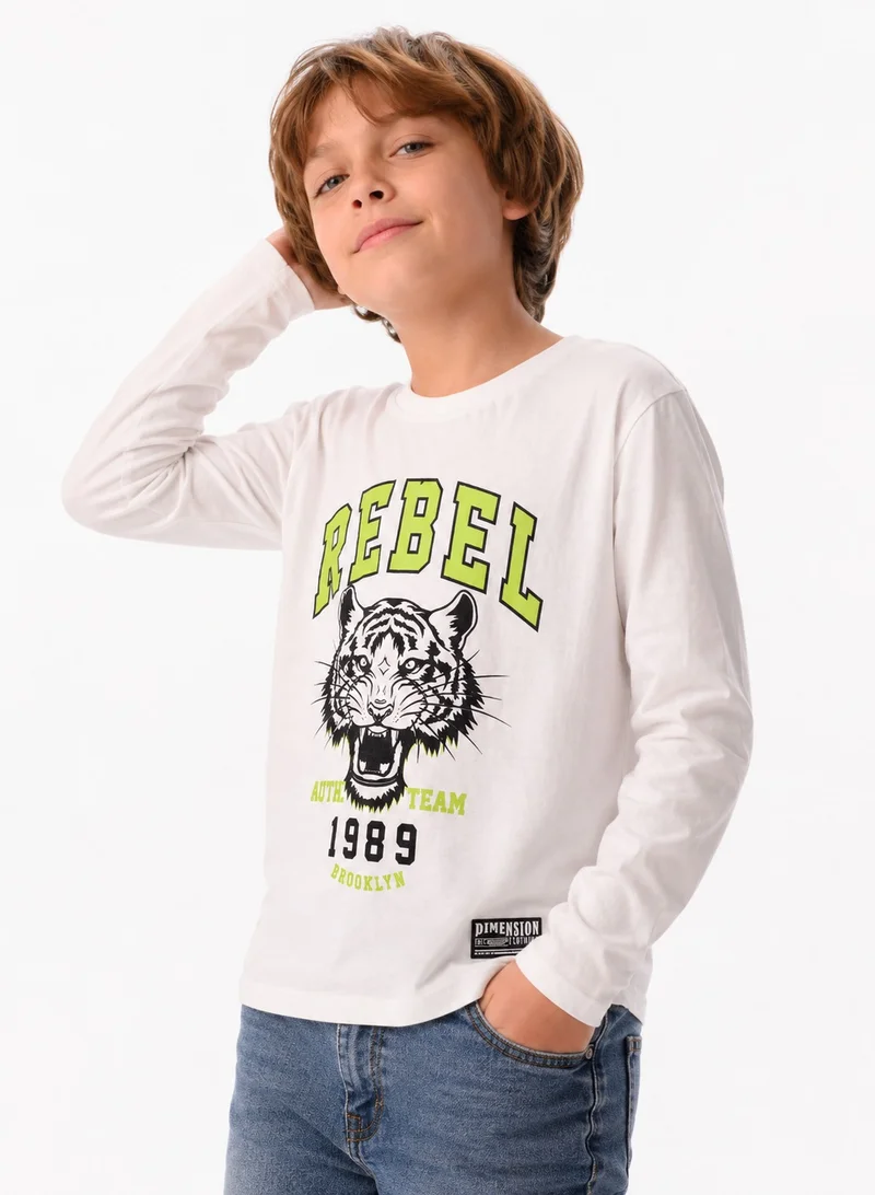 URBASY Urbasy Kids 100% Cotton Full Sleeves T-shirt