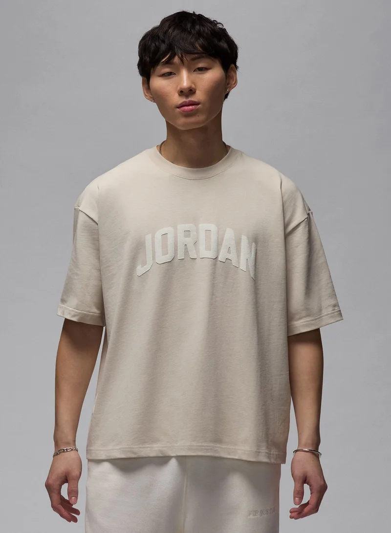 Jordan M J Flt Ess Boxy Ss Crew